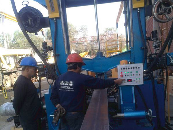 Stesen Kerja Gabungan H-Beam untuk Kimpalan dan Pelurus Pemasangan